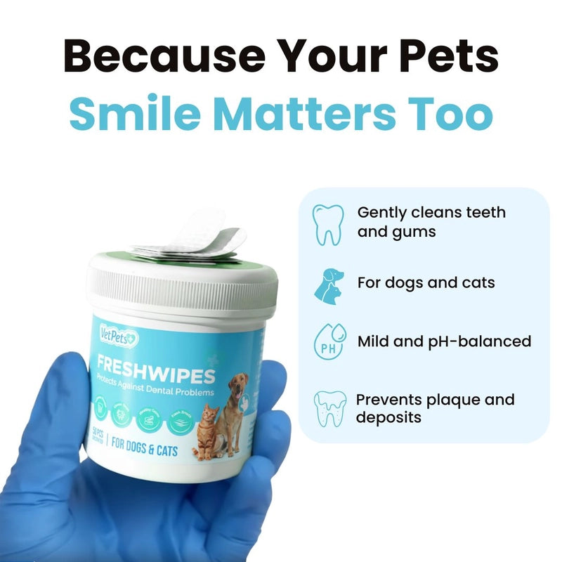 Pet Dental Cleaning Wipes